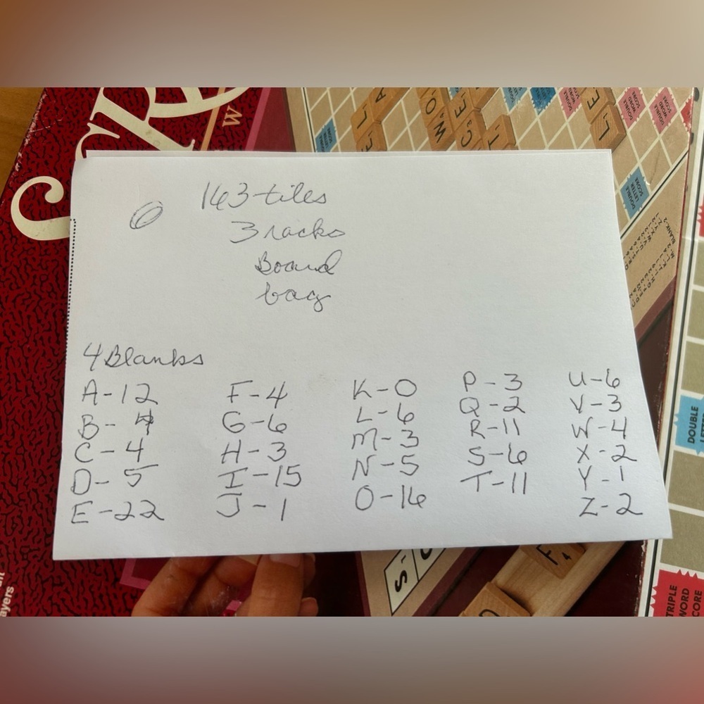 Vintage Scrabble board game great learning/teaching aid toys - Picture 4 of 4